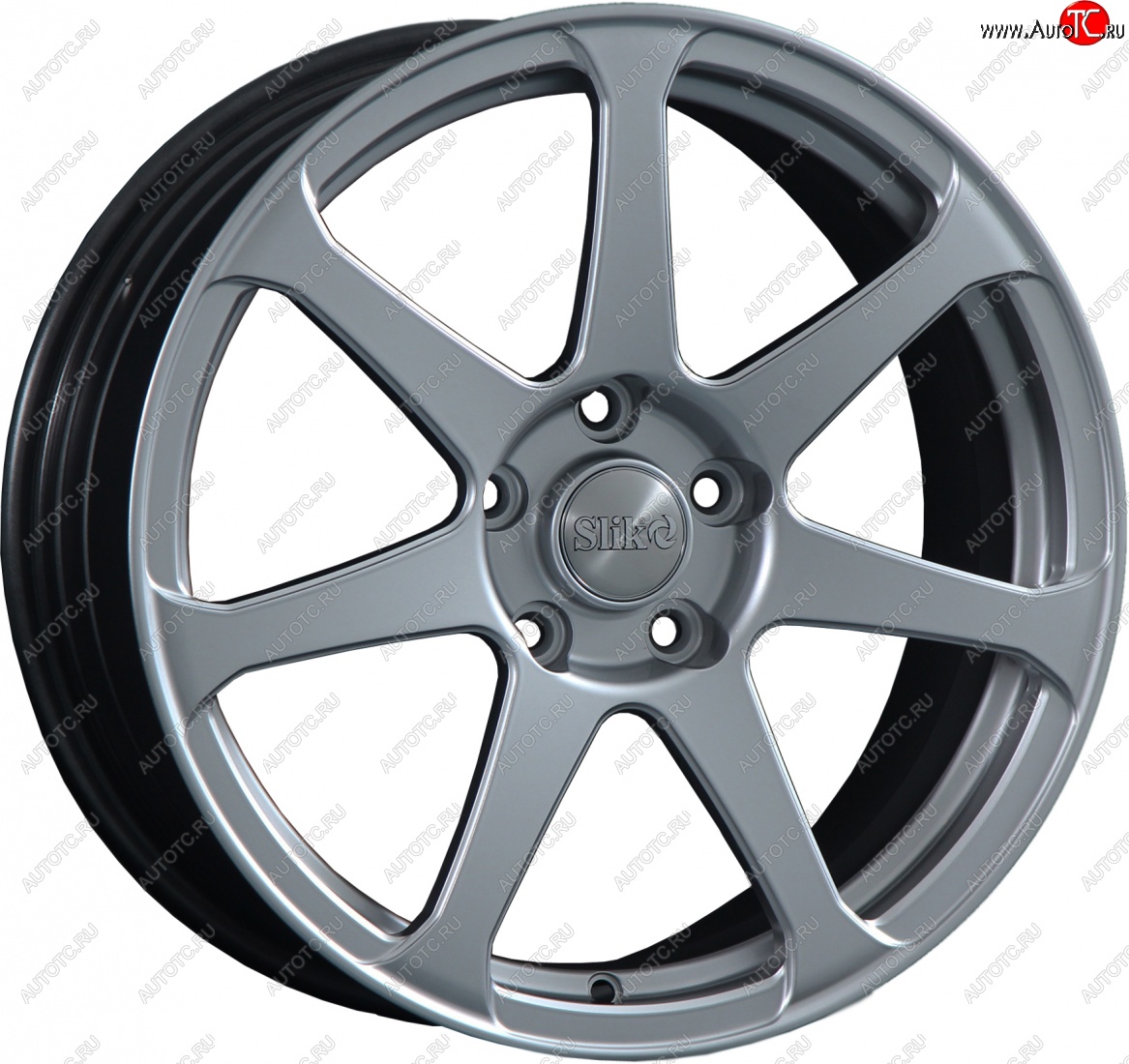 14 099 р. Кованый диск Slik classik R17x7.5 Серебристый тёмный (S25) 7.5x17   (Цвет: S25)  с доставкой в г. Воронеж