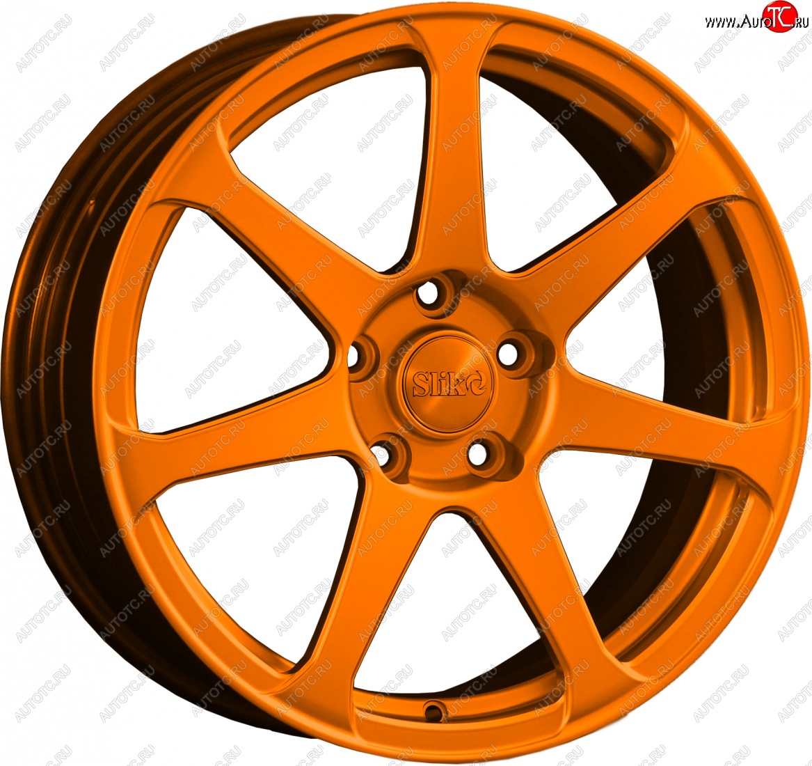 14 499 р. Кованый диск Slik classik R17x7.5 Candy Медно-оранжевый матовый 7.5x17   (Цвет: Candy Медно-оранжевый матовый 7.5x17)  с доставкой в г. Воронеж