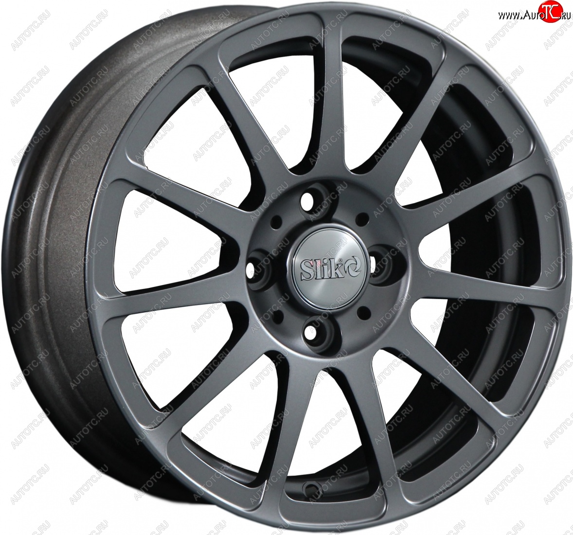 12 849 р. Кованый диск Slik Classik 5.5x14 (серебристый тёмный S25)   (Цвет: серебристый тёмный S25)  с доставкой в г. Воронеж