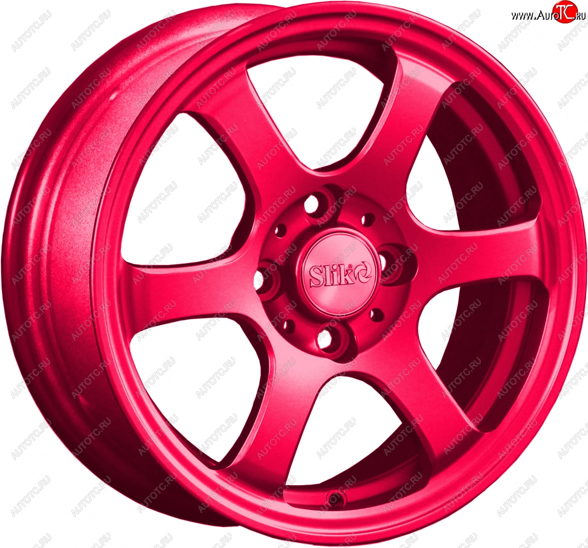 12 849 р. Кованый диск Slik Classik 5.5x14 (Candy - рубиновый)   (Цвет: Candy - рубиновый)  с доставкой в г. Воронеж