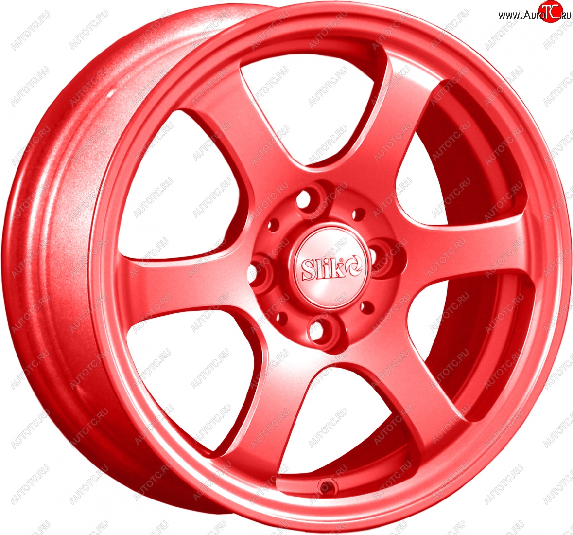 12 849 р. Кованый диск Slik Classik 5.5x14 (алый)   (Цвет: алый)  с доставкой в г. Воронеж