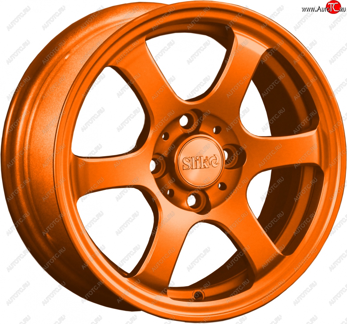 12 849 р. Кованый диск Slik Classik 5.5x14 (ярко-оранжевый)   (Цвет: ярко-оранжевый)  с доставкой в г. Воронеж