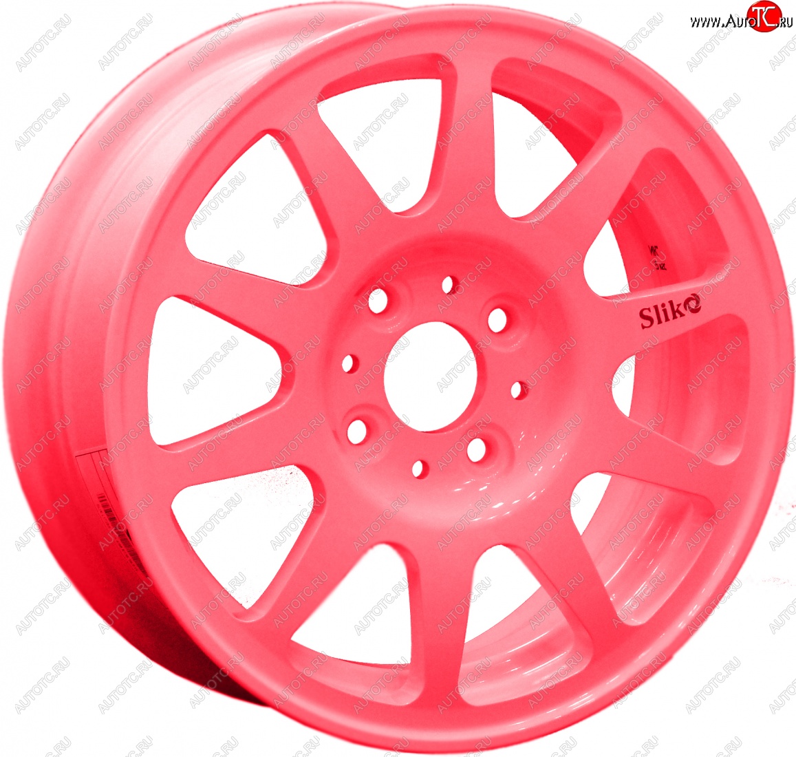 13 699 р. Кованый диск Slik Classik 5.5x14 (Candy - рубиновый)   (Цвет: Candy - рубиновый)  с доставкой в г. Воронеж