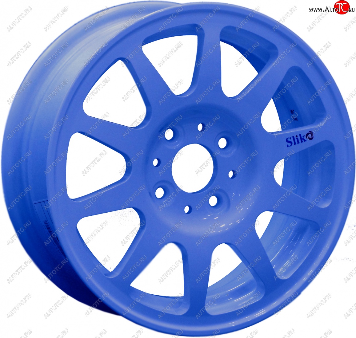 13 699 р. Кованый диск Slik Classik 5.5x14 (синий)   (Цвет: синий)  с доставкой в г. Воронеж