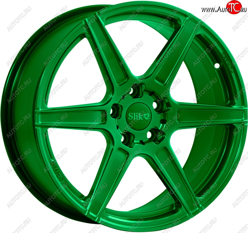60 999 р. Кованый диск Slik PREMIUM L-604 10.0x20   (Зеленый (GREEEN))  с доставкой в г. Воронеж