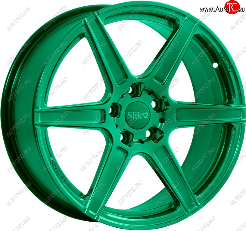 60 999 р. Кованый диск Slik PREMIUM L-604 9.0x20   (Candy изумрудно-зеленый (Candy Green))  с доставкой в г. Воронеж