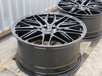 60 999 р. Кованый диск Slik PREMIUM L-605 10.0x20   (Темный хром (DC))  с доставкой в г. Воронеж. Увеличить фотографию 3