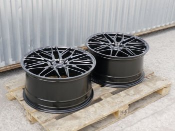 60 999 р. Кованый диск Slik PREMIUM L-605 10.0x20   (Темный хром (DC))  с доставкой в г. Воронеж. Увеличить фотографию 4