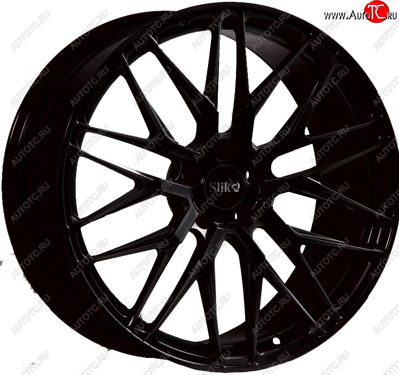 60 999 р. Кованый диск Slik PREMIUM L-605 10.0x20   (Черный глянцевый (BK))  с доставкой в г. Воронеж