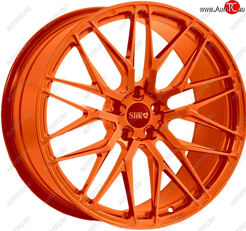60 999 р. Кованый диск Slik PREMIUM L-605 10.0x20   (Ярко оранжевый (ORANGE))  с доставкой в г. Воронеж