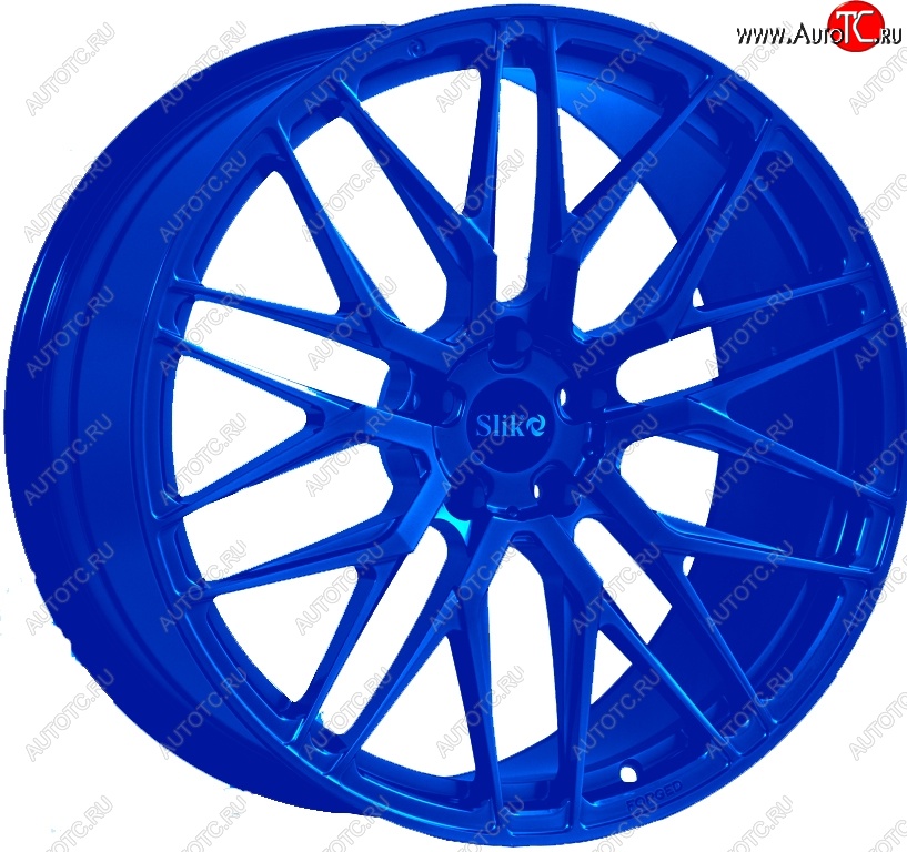 60 999 р. Кованый диск Slik PREMIUM L-605 10.0x20   (Candy синий (Candy BLUE))  с доставкой в г. Воронеж