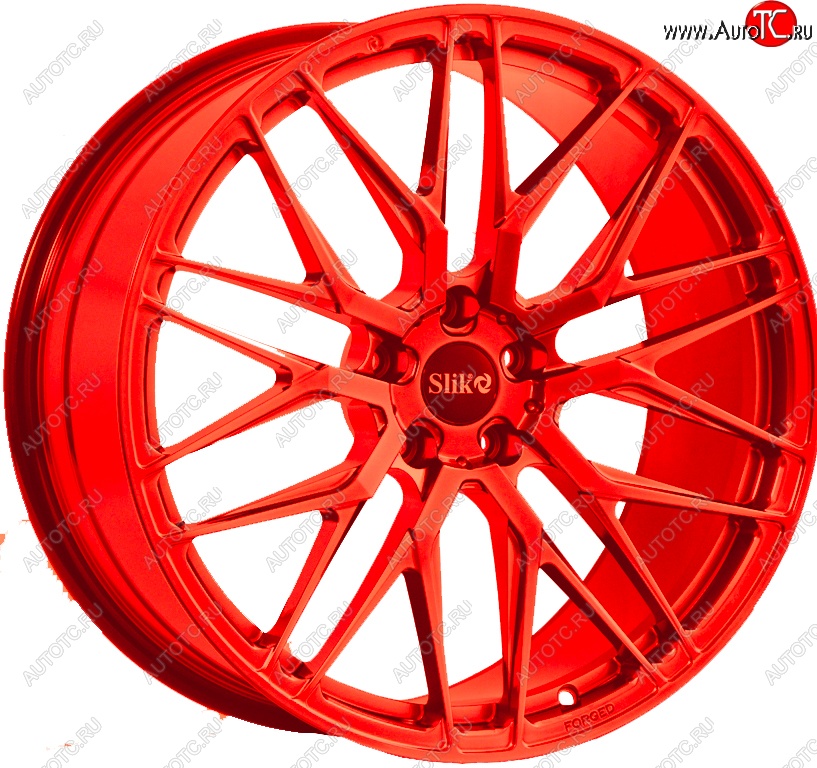 60 999 р. Кованый диск Slik PREMIUM L-605 10.0x20   (RAL 3026 ярко алый (3026))  с доставкой в г. Воронеж