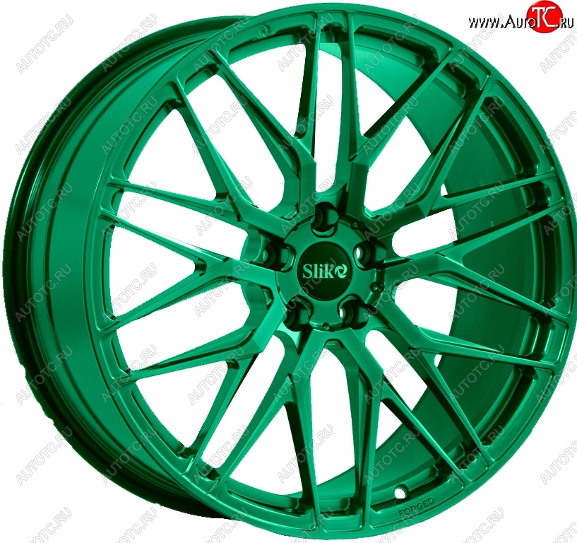 60 999 р. Кованый диск Slik PREMIUM L-605 9.0x20   (Candy изумрудно-зеленый (Candy Green))  с доставкой в г. Воронеж