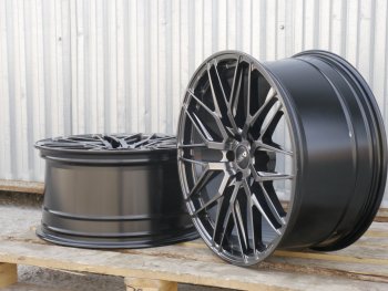 60 999 р. Кованый диск Slik PREMIUM L-605 9.0x20   (Темный хром (DC))  с доставкой в г. Воронеж. Увеличить фотографию 4