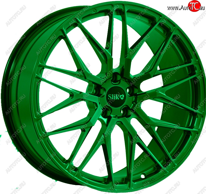 60 999 р. Кованый диск Slik PREMIUM L-605 9.0x20   (Зеленый (GREEEN))  с доставкой в г. Воронеж