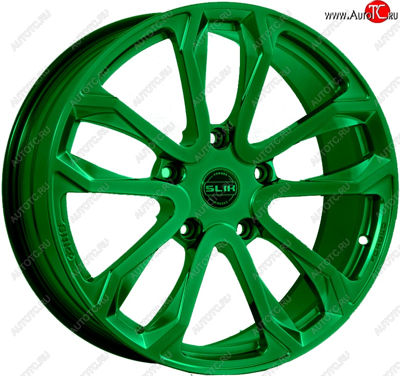 60 999 р. Кованый диск Slik PREMIUM L-608 10.0x20   (Зеленый (GREEEN))  с доставкой в г. Воронеж