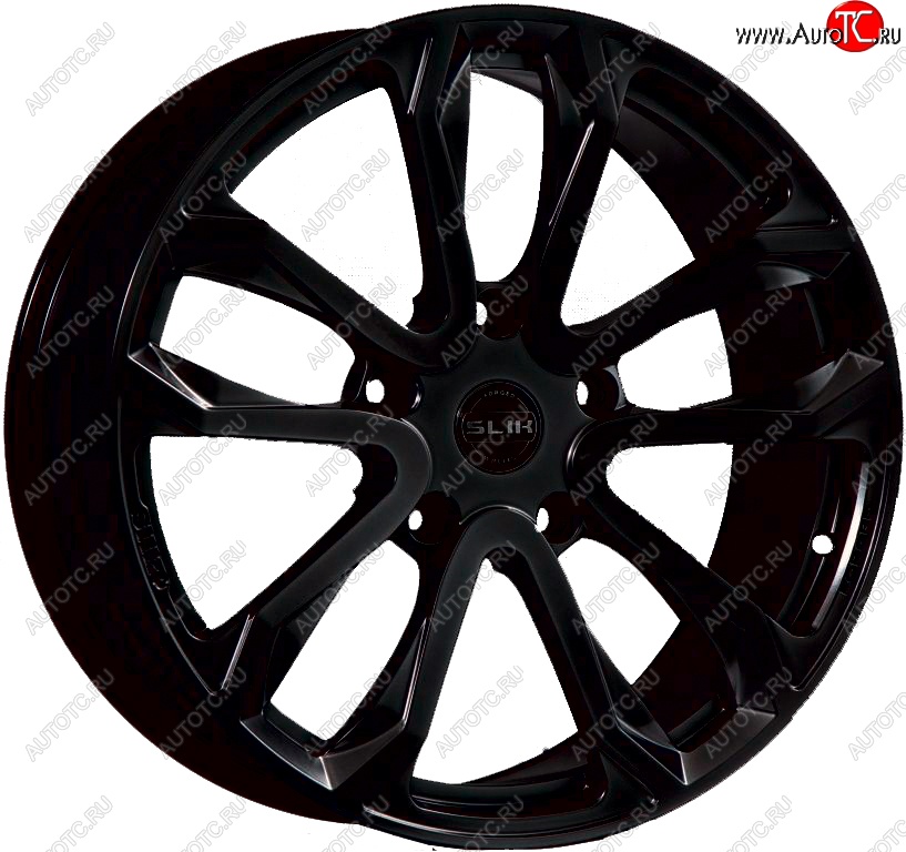 60 999 р. Кованый диск Slik PREMIUM L-608 10.0x20   (Черный глянцевый (BK))  с доставкой в г. Воронеж