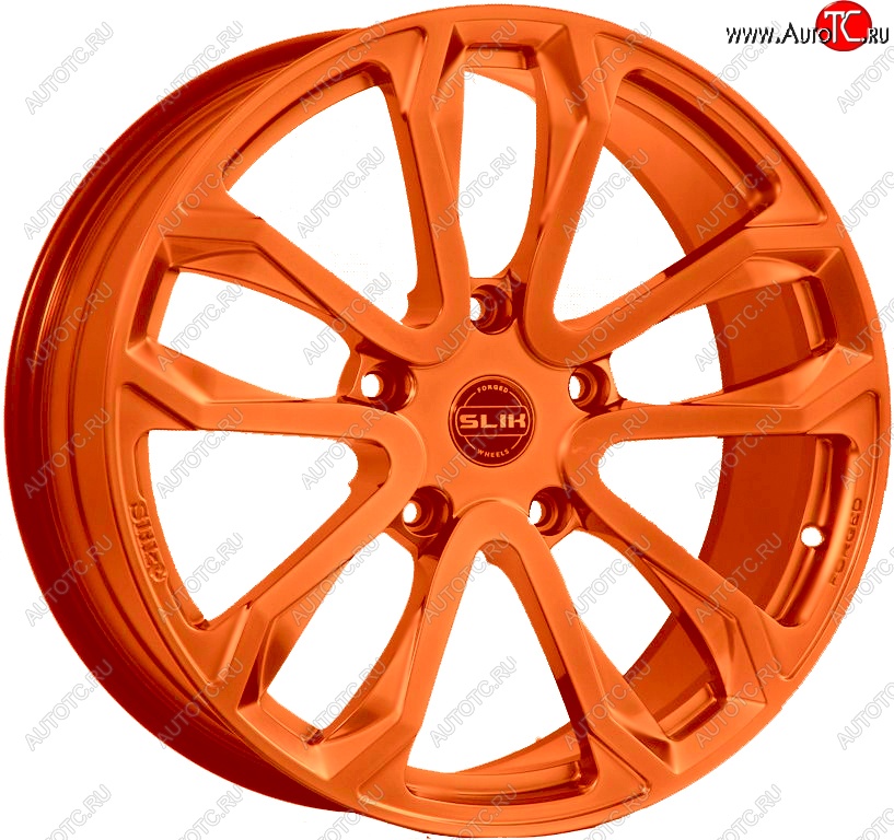60 999 р. Кованый диск Slik PREMIUM L-608 10.0x20   (Ярко оранжевый (ORANGE))  с доставкой в г. Воронеж