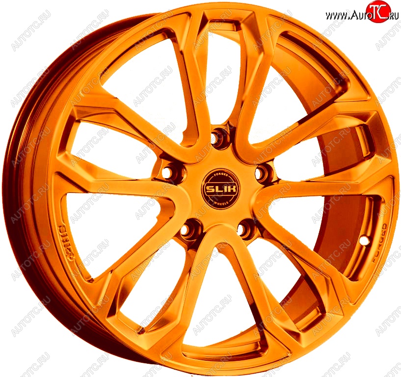60 999 р. Кованый диск Slik PREMIUM L-608 10.0x20   (Candy медно-оранжевый глянцевый)  с доставкой в г. Воронеж