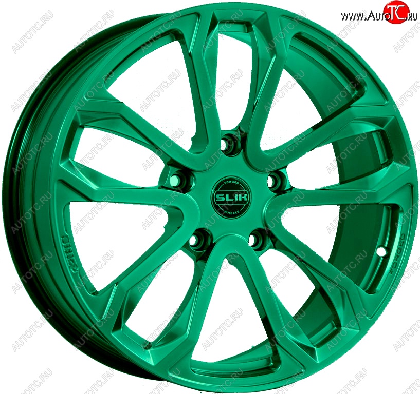 60 999 р. Кованый диск Slik PREMIUM L-608 9.0x20   (Candy изумрудно-зеленый (Candy Green))  с доставкой в г. Воронеж