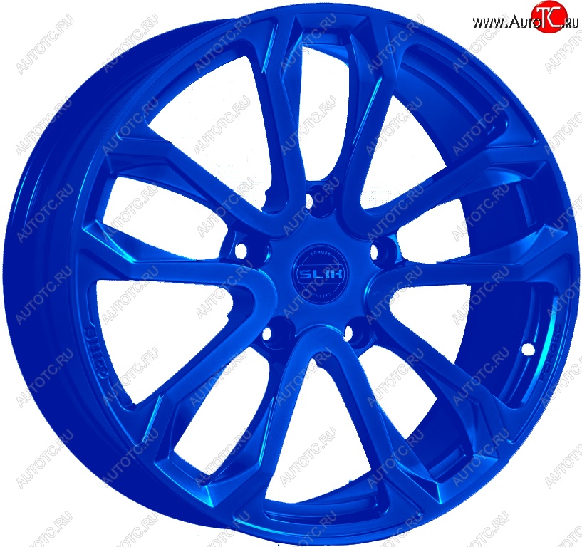 60 999 р. Кованый диск Slik PREMIUM L-608 9.0x20   (Candy синий (Candy BLUE))  с доставкой в г. Воронеж