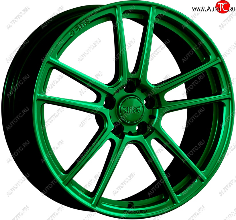 60 999 р. Кованый диск Slik PREMIUM L-610 10.0x20   (Зеленый (GREEEN))  с доставкой в г. Воронеж