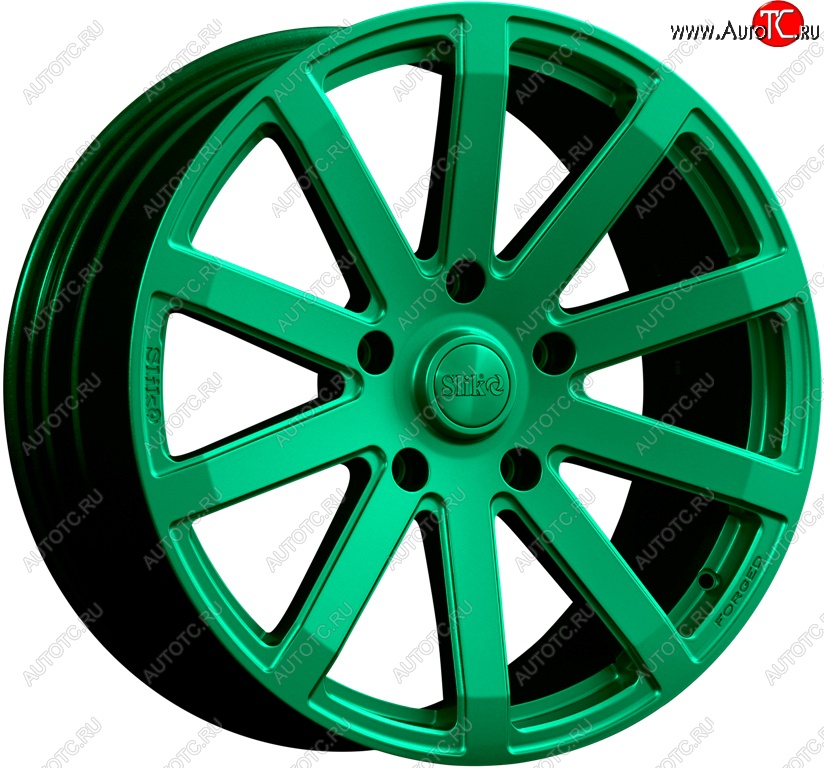 60 999 р. Кованый диск Slik PREMIUM L-611 9.0x20   (Candy изумрудно-зеленый (Candy Green))  с доставкой в г. Воронеж
