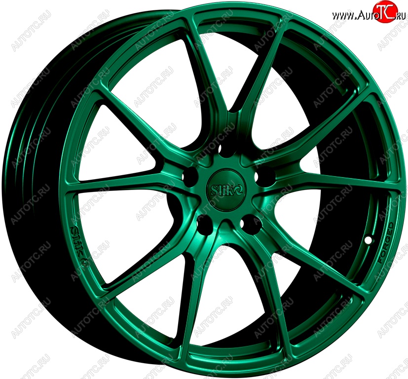 60 999 р. Кованый диск Slik PREMIUM L-616 9.0x20   (Candy изумрудно-зеленый (Candy Green))  с доставкой в г. Воронеж