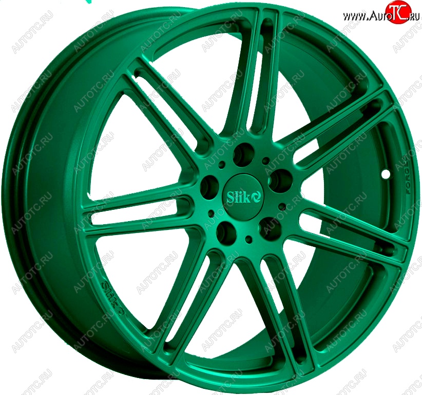 60 999 р. Кованый диск Slik PREMIUM 10.0x20   (Candy изумрудно-зеленый (Candy Green))  с доставкой в г. Воронеж