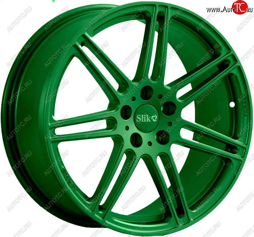 60 999 р. Кованый диск Slik PREMIUM 10.0x20   (Зеленый (GREEN))  с доставкой в г. Воронеж