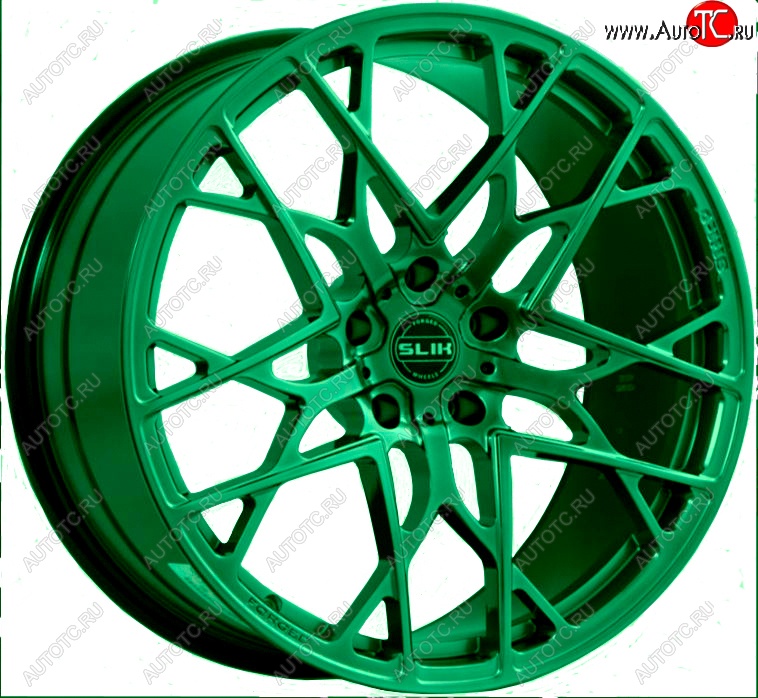 60 999 р. Кованый диск Slik PREMIUM 10.0x20   (Candy изумрудно-зеленый (Candy Green))  с доставкой в г. Воронеж