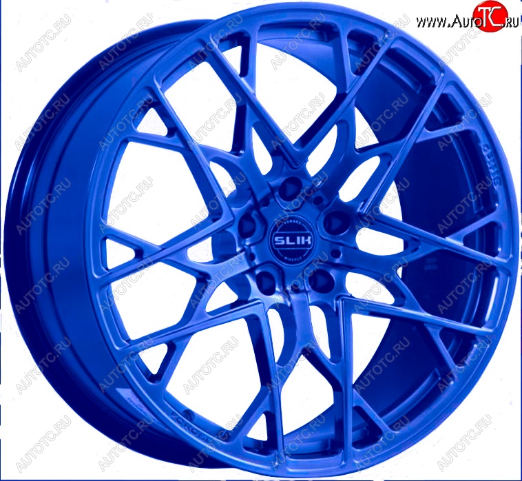 60 999 р. Кованый диск Slik PREMIUM 10.0x20   (Candy синий (Candy BLUE))  с доставкой в г. Воронеж