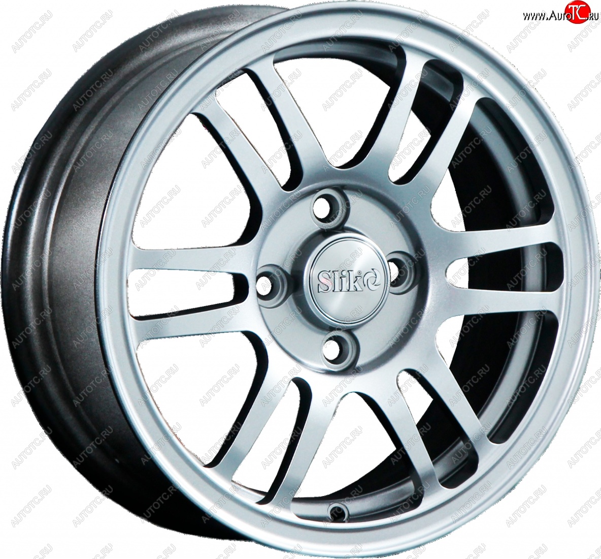 12 799 р. Кованый диск Slik Classic L1712 6.0x14   (Серебристый светлый (S16))  с доставкой в г. Воронеж