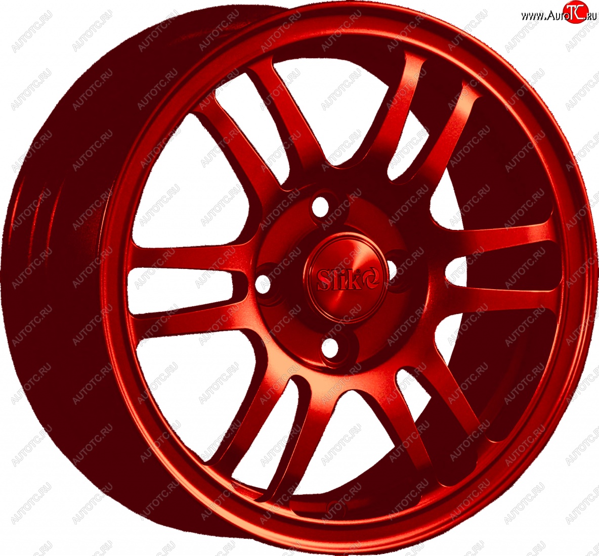 12 799 р. Кованый диск Slik Classic L1712 6.0x14   (Candy красный (Candy RED))  с доставкой в г. Воронеж
