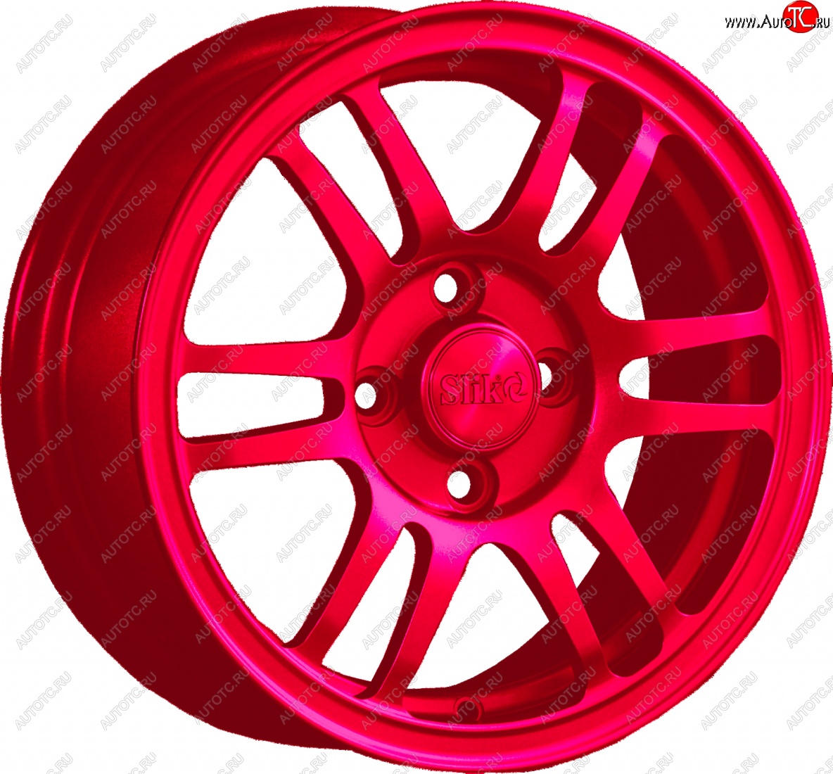 12 799 р. Кованый диск Slik Classic L1712 6.0x14   (Candy рубиновый (Candy RUBIN))  с доставкой в г. Воронеж