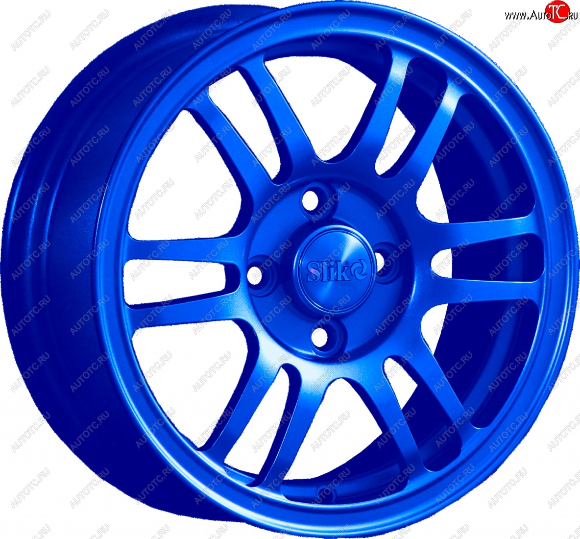 12 799 р. Кованый диск Slik Classic L1712 6.0x14   (Candy синий (Candy BLUE))  с доставкой в г. Воронеж