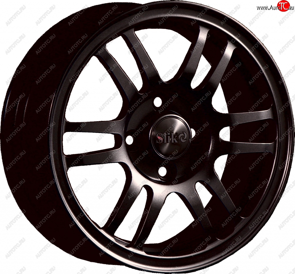 12 799 р. Кованый диск Slik Classic L1712 6.0x14   (Черный матовый (MB))  с доставкой в г. Воронеж