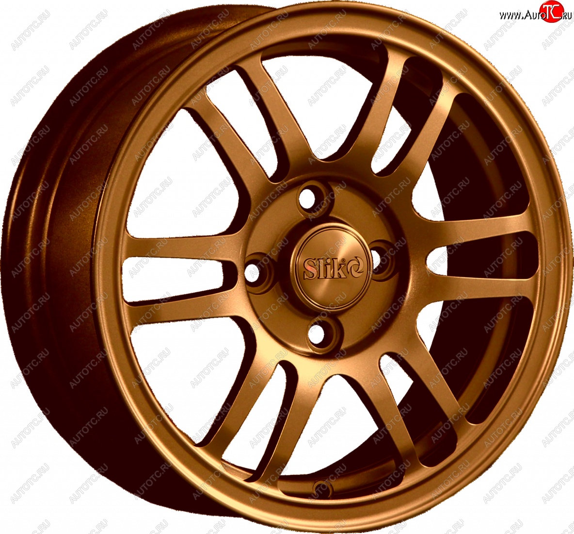 12 799 р. Кованый диск Slik Classic L1712 6.0x14   (Бронза (BRZ))  с доставкой в г. Воронеж