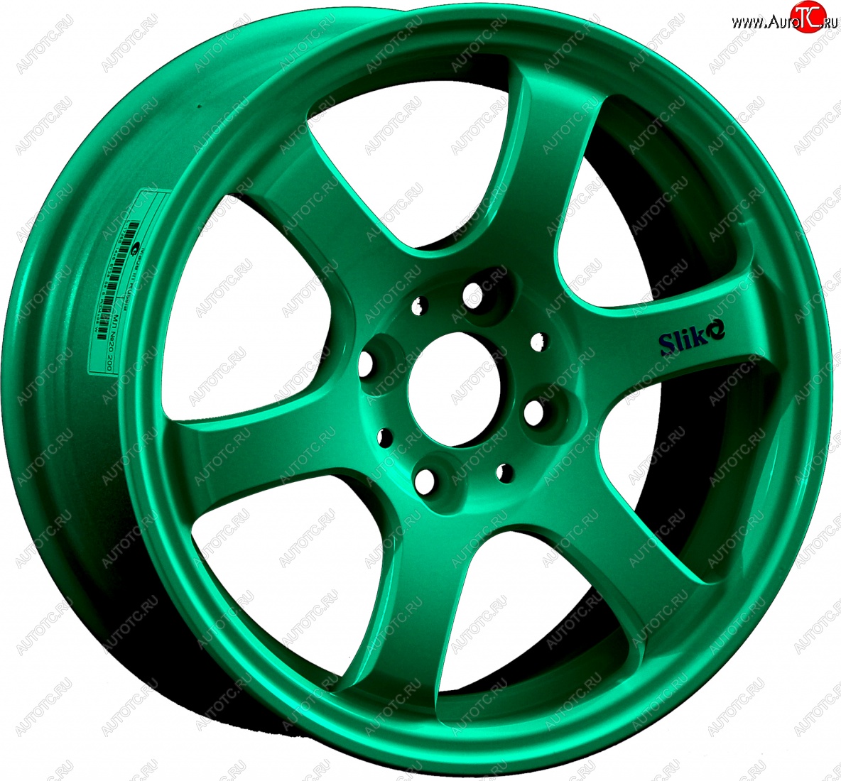 13 499 р. Кованый диск Slik Classic Sport L-1726S 6.0x14   (Candy изумрудно-зеленый (Candy Green))  с доставкой в г. Воронеж