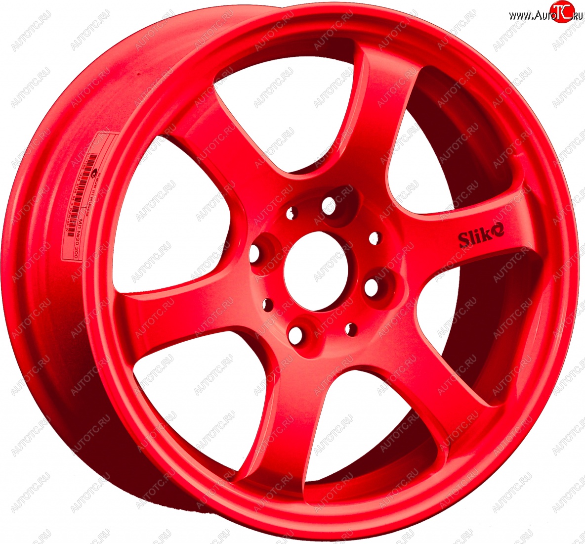 13 499 р. Кованый диск Slik Classic Sport L-1726S 6.0x14   (RAL 3026 ярко алый (3026))  с доставкой в г. Воронеж