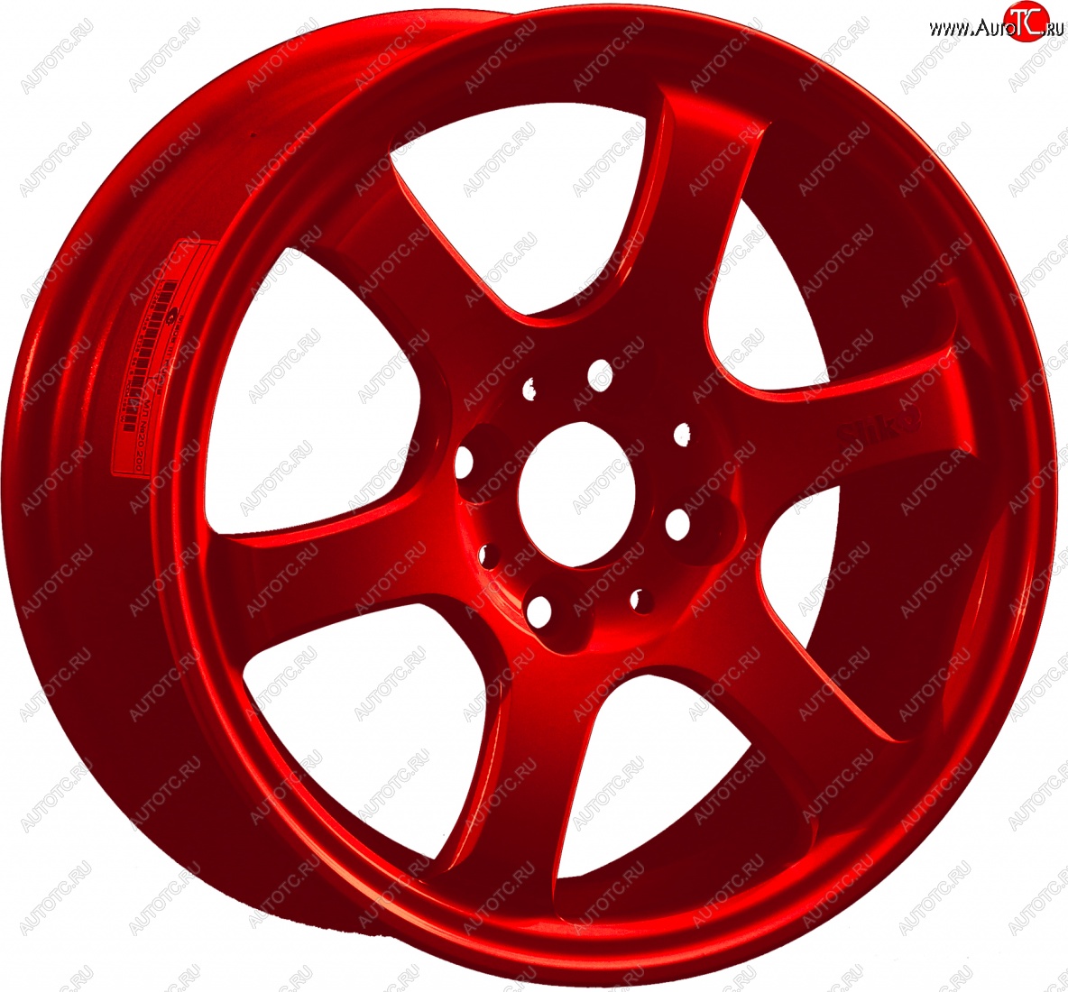13 499 р. Кованый диск Slik Classic Sport L-1726S 6.0x14   (Красный (RED))  с доставкой в г. Воронеж