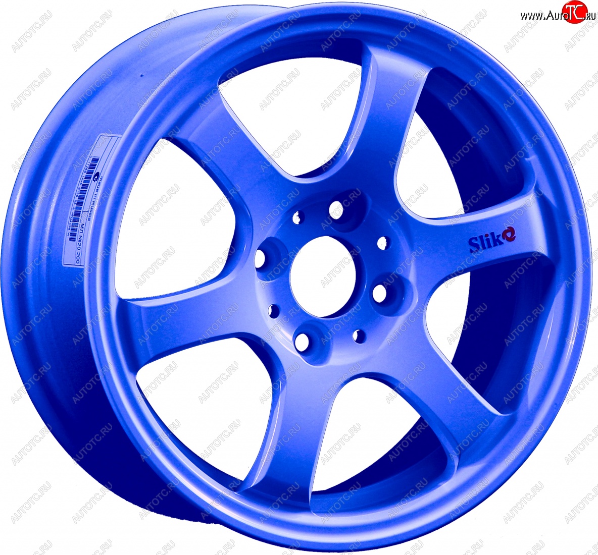 13 499 р. Кованый диск Slik Classic Sport L-1726S 6.0x14   (Синий (BLUE))  с доставкой в г. Воронеж