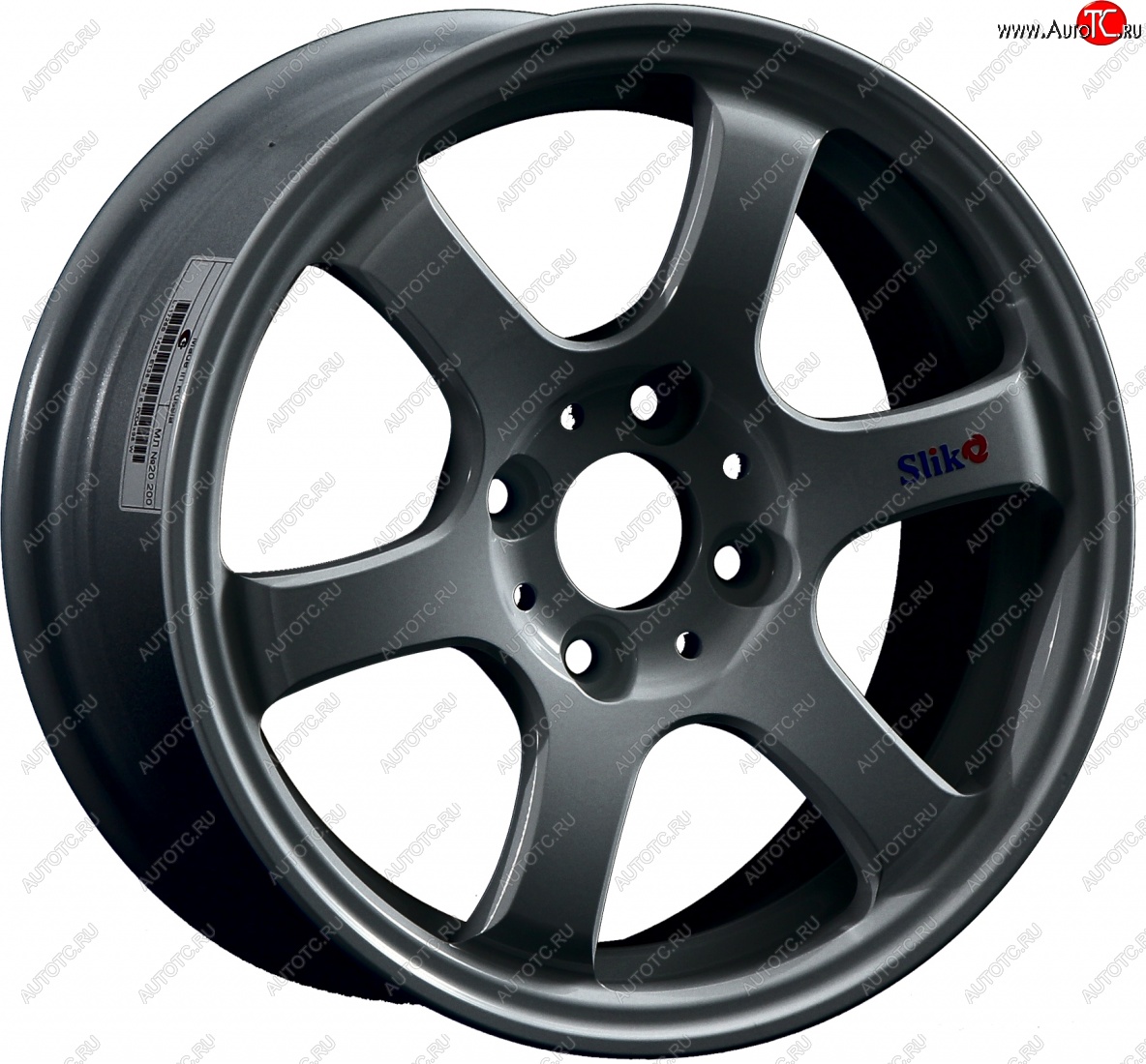 13 499 р. Кованый диск Slik Classic Sport L-1726S 6.0x14   (Графит глянцевый (GM))  с доставкой в г. Воронеж