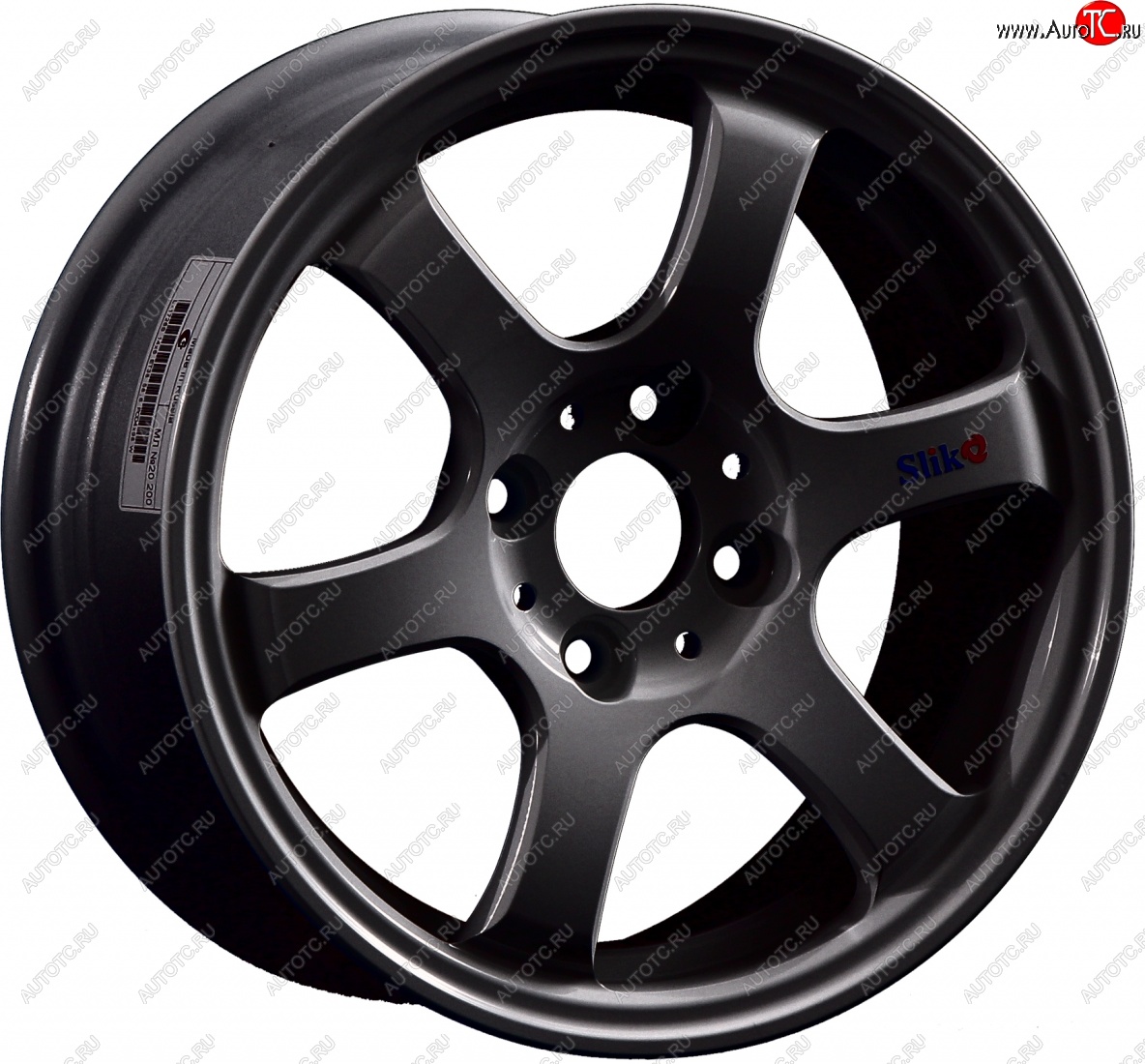13 499 р. Кованый диск Slik Classic Sport L-1726S 6.0x14   (Матовый серый титан (TITAN))  с доставкой в г. Воронеж