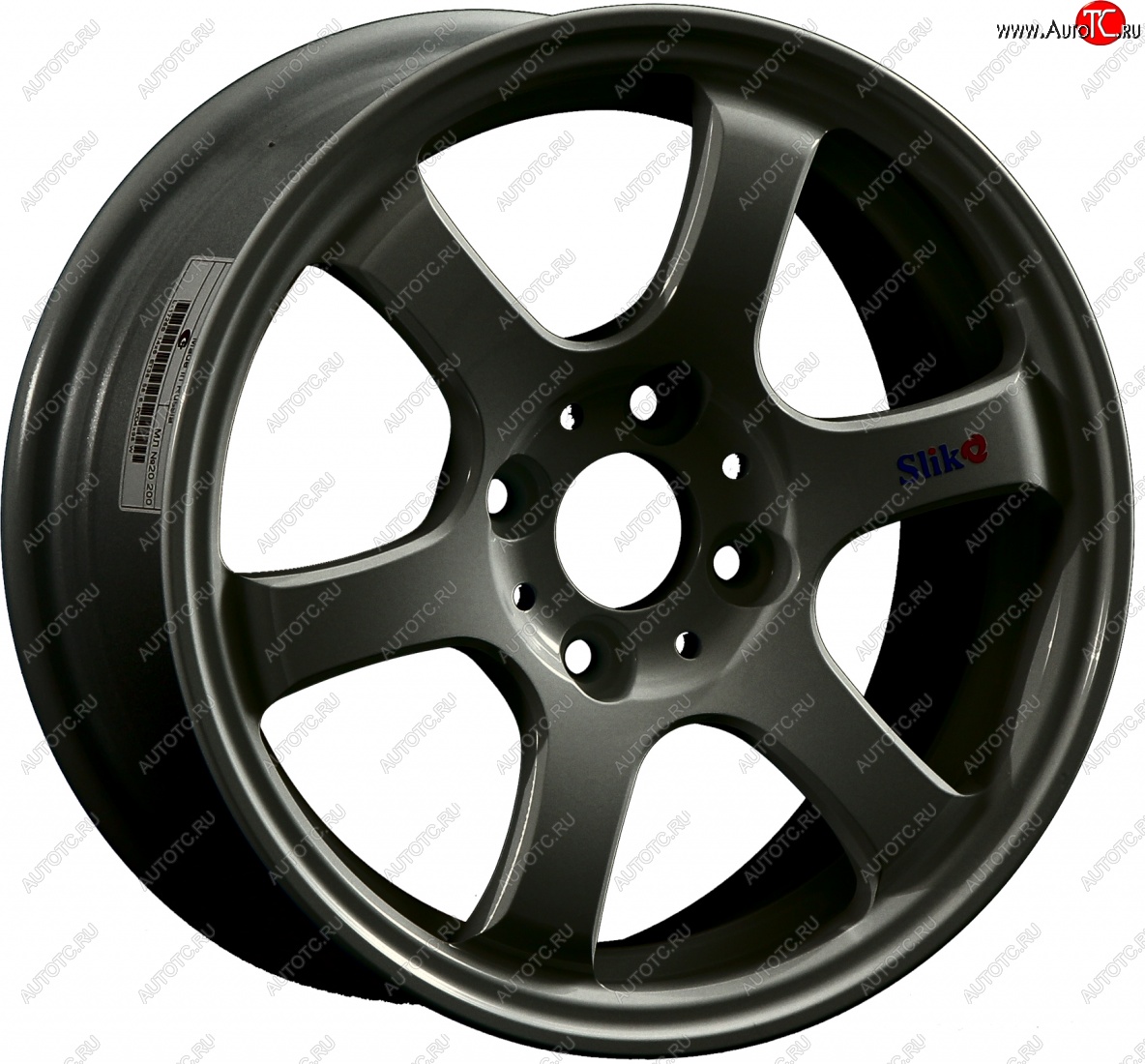 13 499 р. Кованый диск Slik Classic Sport L-1726S 6.0x14   (Темный хром (DC))  с доставкой в г. Воронеж