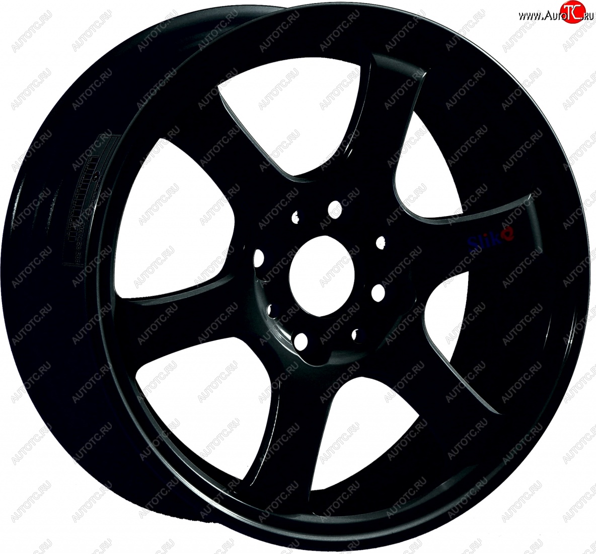 13 499 р. Кованый диск Slik Classic Sport L-1726S 6.0x14   (Черный глянцевый (BK))  с доставкой в г. Воронеж