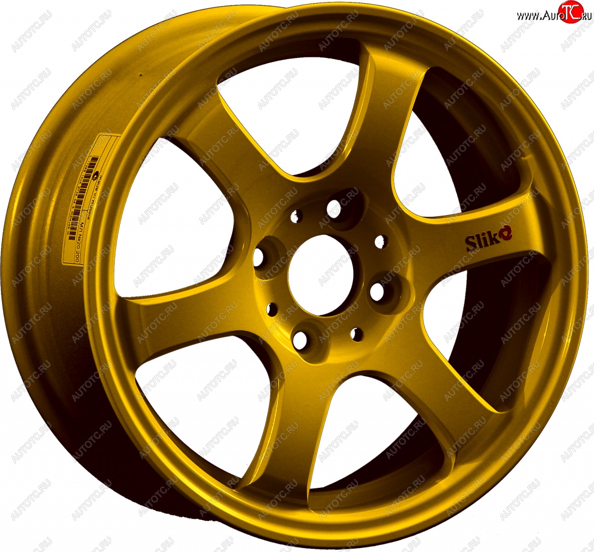 13 499 р. Кованый диск Slik Classic Sport L-1726S 6.0x14   (Ярко желтый RAL1021 (YELLOW))  с доставкой в г. Воронеж