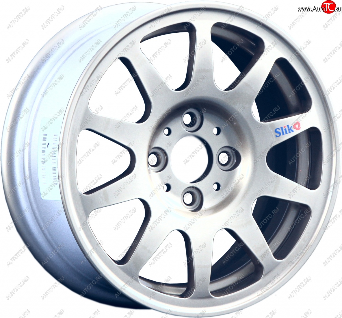 12 199 р. Кованый диск Slik Classic Sport L-1727S 6.0x14   (Ярко блестящее серебро (HPB))  с доставкой в г. Воронеж