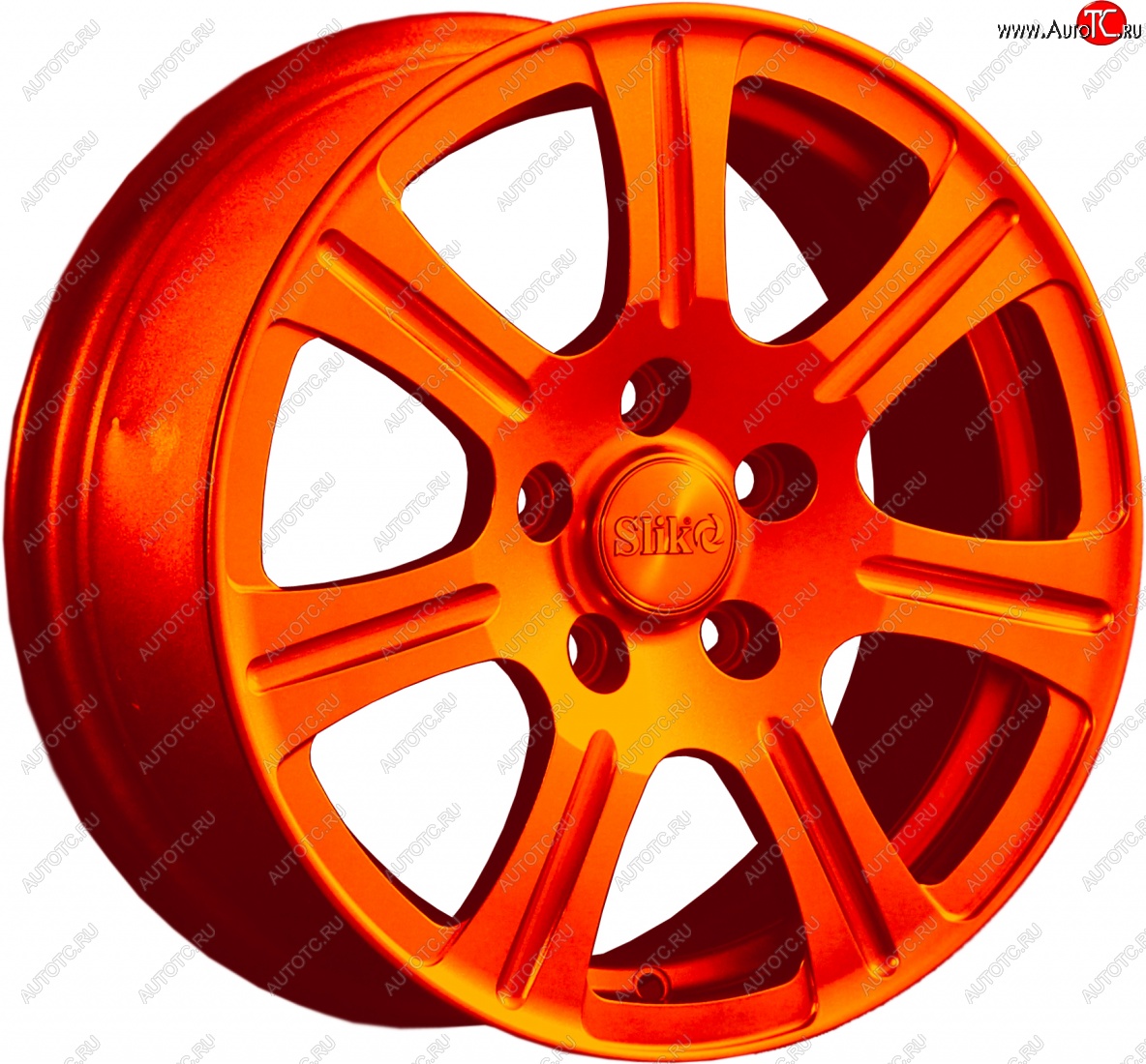 11 899 р. Кованый диск Slik Classic L-1815 6.5x15 Nissan NV200 Euro (2009-2025) 4x114.3xDIA66.1xET45.0 (Ярко оранжевый (ORANGE))