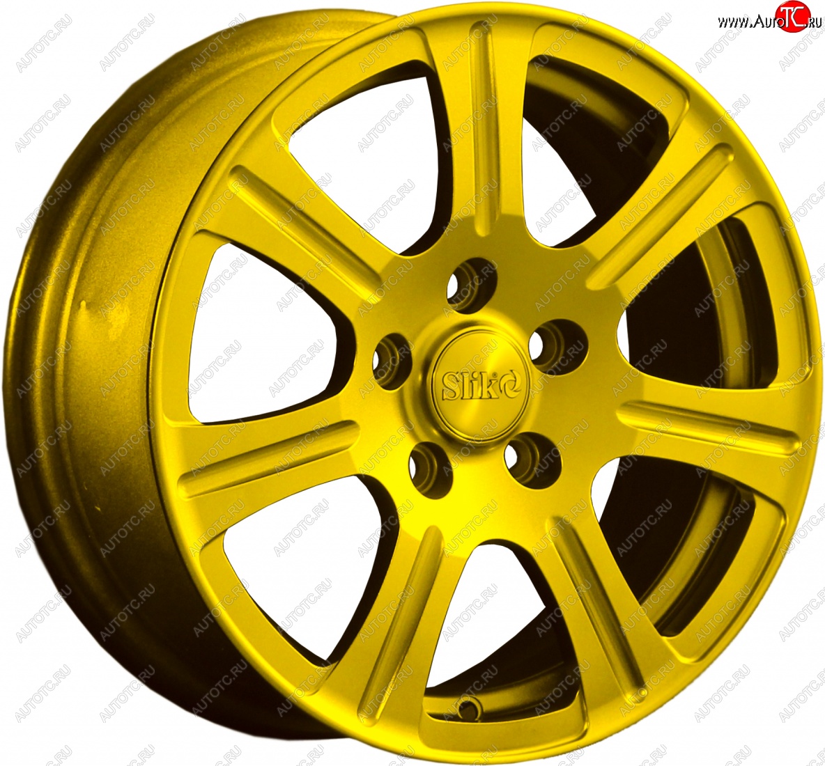 11 899 р. Кованый диск Slik Classic L-1815 6.5x15   (Candy ярко-желтый (Candy YELLOW))  с доставкой в г. Воронеж
